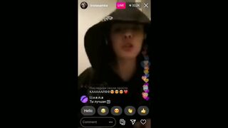 INSTASAMKA SHOW HER PUSSY AND ASS IN INSTAGRAM LIVE