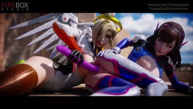 Overwatch Mercy &  Dildo Cum Twitch **firebox Studio** Blizzard -  Virt4Me