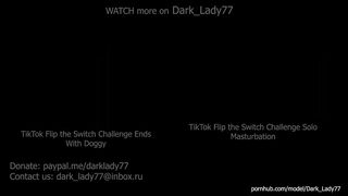 TikTok Flip the Switch Challenge Solo Show and Play with Tits