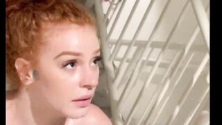 Thot Fucking and Sucking in College Building Stairwell ..cumshot to the Face