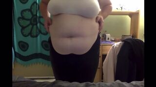 Fat Belly Girl Tight Pants