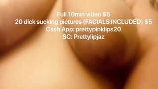 Oily Slut Riding Big Black Dick! Full 10min Video on SnapChat for $5 Cash App: Prettypinklips20