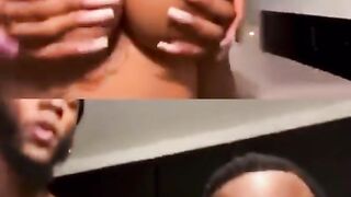 Ebony Thots Play with Pussy on Instagram Live