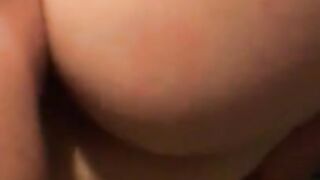 Hard Fucking from Behind, Cum on Beautiful round Ass