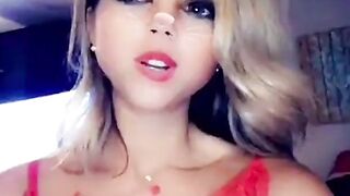 TV Reality Star Maddy Burciaga NIPSLIP Wearing a Nightie (Snapchat)