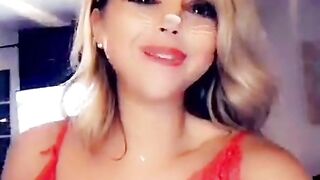 TV Reality Star Maddy Burciaga NIPSLIP Wearing a Nightie (Snapchat)