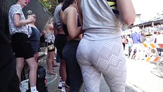 Sexy Tight Leggings Ass Candid