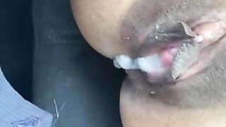 Hooker Creampied in Car