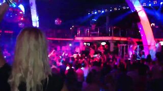 CRAZY NIGHT CLUB PARTY BEAUTIFUL GIRLS SMOKING AND DANCING