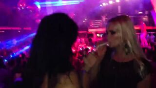 CRAZY NIGHT CLUB PARTY BEAUTIFUL GIRLS SMOKING AND DANCING