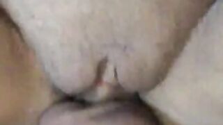 Hitting Latina from behind Pussy Cum Visible