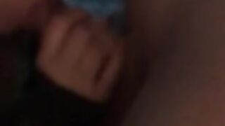 Amateur Ex GF Pierced Tongue Sucking my Cock