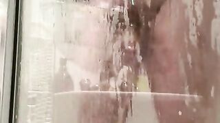 big dick in the shower