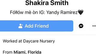 Shakira Smith Share her with Friends and Family