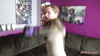 Maria Marley mixed martial arts femdom topless POV Beatdown