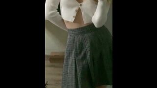 Slutty Dress up to School to Fuck the Teacher