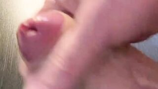 Close up of my cock and cum