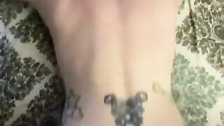 Tiny tattood pawg with soft ass makes bbc cum