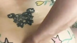 Tiny tattood pawg with soft ass makes bbc cum