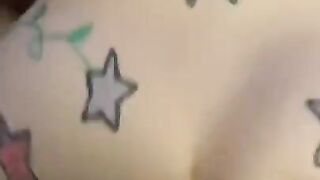 Tiny tattood pawg with soft ass makes bbc cum