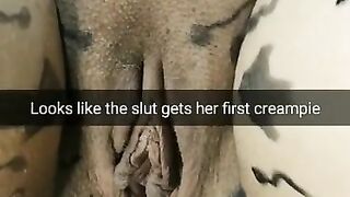 Your School-girl Girlfriend Cheats you in Gangbang at Home Party! [cuckold Snapchat Compilation]