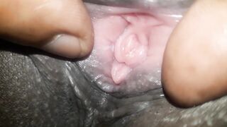 Inspecting this Pretty little Jamaican Vagina