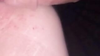 Tight Creamy Pussy being Fucked from behind Til he Cums in my Asshole