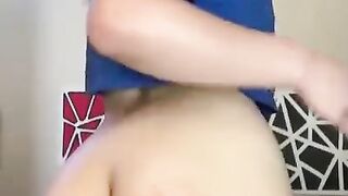 POV ANAL PLUG AND TWERKING ASS BY NAUGHTY SNAPCHAT BLONDE