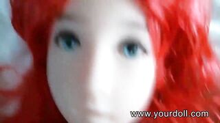 Fuck my redhead superman cosplay doll