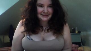 Chubby Teen Girl Skypes you and wants to Watch you Jerk off