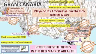 Las Palmas, Gran Canaria, Sex Map, Street Prostitution Map, Massage Parlours, Brothels, Whores, Escort, Callgirls, Bordell, Freelancer, Streetworker, Prostitutes, Latinas