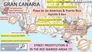 Las Palmas, Gran Canaria, Sex Map, Street Prostitution Map, Massage Parlours, Brothels, Whores, Escort, Callgirls, Bordell, Freelancer, Streetworker, Prostitutes, Latinas