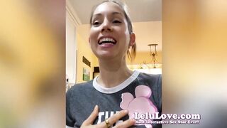 Behind the scenes porn vlog of lactation wrinkly soles foot fetish small penis humiliation virgin JOI and more... - Lelu Love