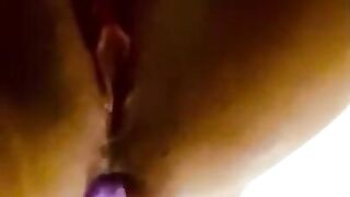 Stuck a Vibrator in the Ass and Cum