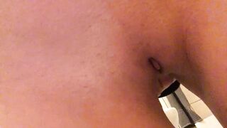 Playin with myself before Shower - Shaved Pussy