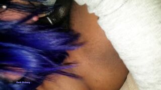 Thick Blue Haired PAWG Ravaged by BBC after Wet Deepthraot Sweet Moaning