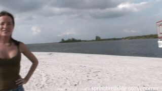 Flashing At The Beach