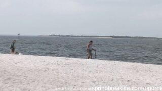 Flashing At The Beach