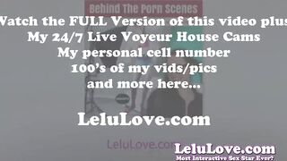 Lelu Love talks of LOTS of behind the scenes action like personal Valentine plans smelly farts full XXX porn recaps & more...