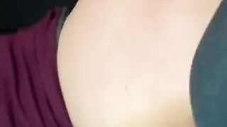 Amateur Slut Wife Thick Booty White Girl Twerking Big round Ass on Husbands Cock Hard Doggystyle