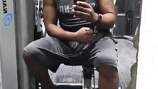 At the Gym after that go Home and Jack off keep the Muscles in my Dick Flowing and Lucky Ladies want