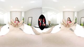 VRLatina - College Student Fucks before Study VR