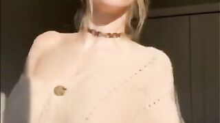 Braless with natural tits tik tok dancers