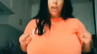 Tik Tok Female: Chick with HUGE tits!