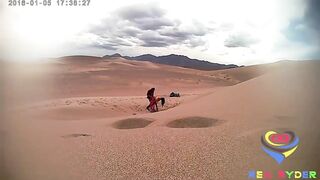 Rex Ryder XXX | Rex Creampies inside Zoey Pussy at Sand Dunes | Outdoor Fucking