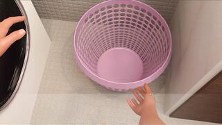 Fucking Stepmom while she is Stuck in the Washing Machine!