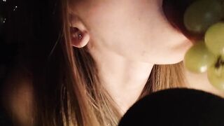 Food fetish ASMR Mouth Sounds and Moaning Teen