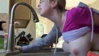 Fucking Friend’s Wife in Kitchen