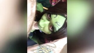 Gamora Sucks Starlords Dick