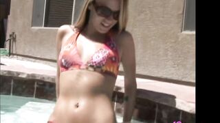 Flat Chested Teen Simply Cody Oils Her Little Naked Body!